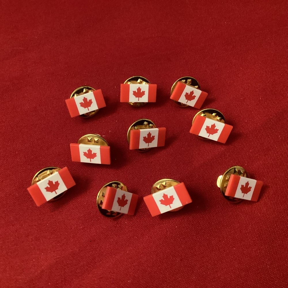 10 Canadian pins